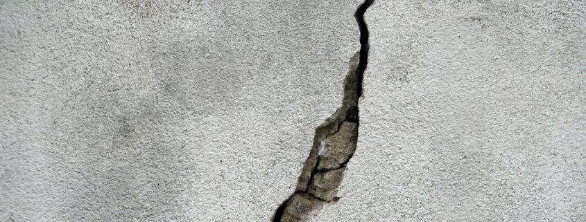 concrete sealant needed for a crack