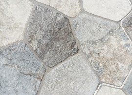 grout between natural stone tiles