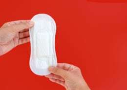 sanitary pad with compostable pressure sensitive adhesive india