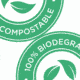 100% Biodegradable and 100% compostable